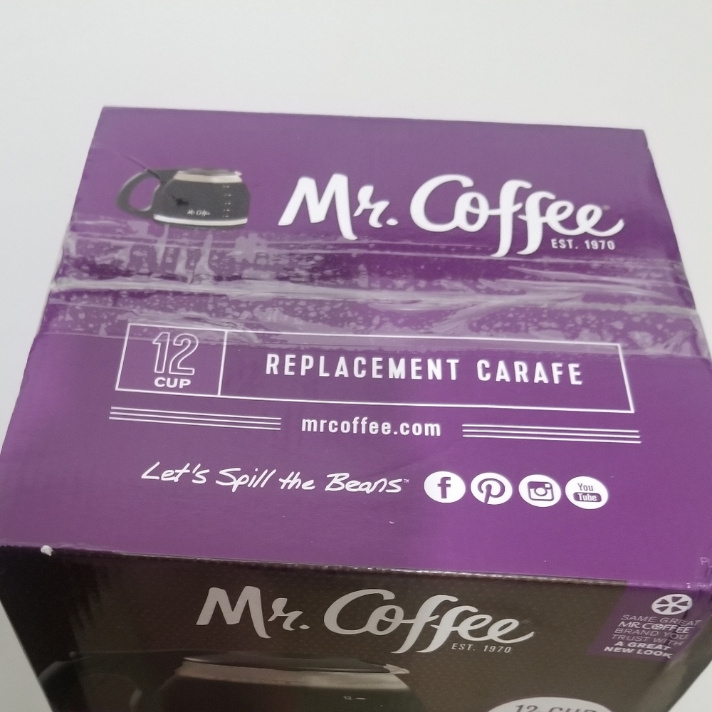 Mr. Coffee NIB 12 Cup replacement carafe - Picture 5 of 7